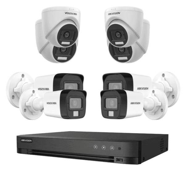 باقة 8 كاميرات مراقبة هيكفيجن 4K
