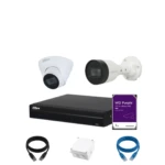 باقة 2 كاميرات مراقبة دهوا 2 ميجابكسل - dahua 2 cam 2 mp bundle