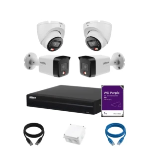 باقة 4 كاميرات مراقبة دهوا 6 ميجابكسل - dahua 4 cam 6 mp bundle.png.png